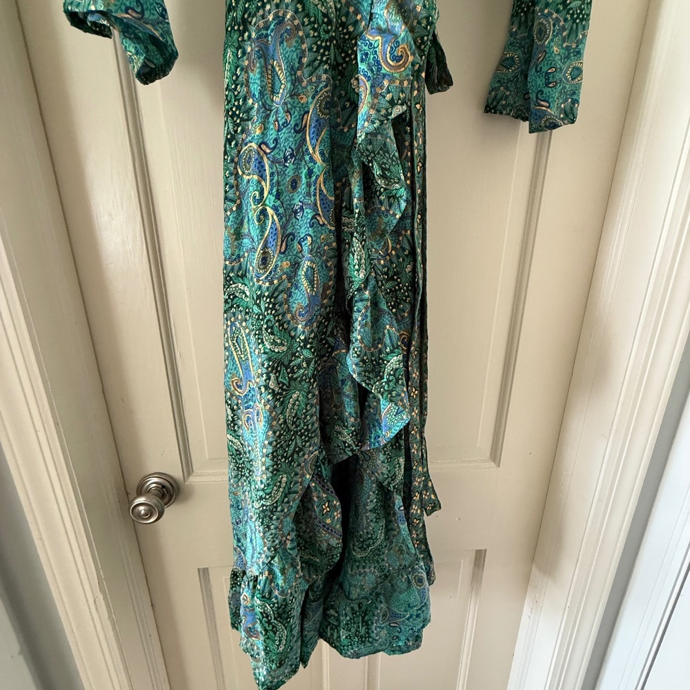 Wrap Dress with Ruffle